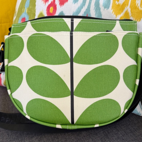 Orla Kiely Handbags - Orla Kiely Green Leaf Crossbody Bag